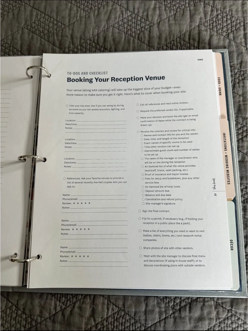 The Knot Wedding Planning Binder